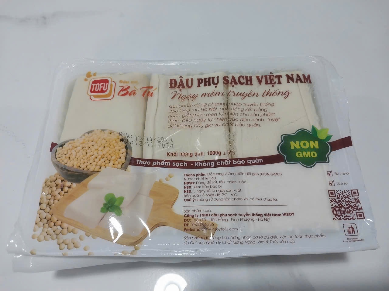 Đậu phụ sạch