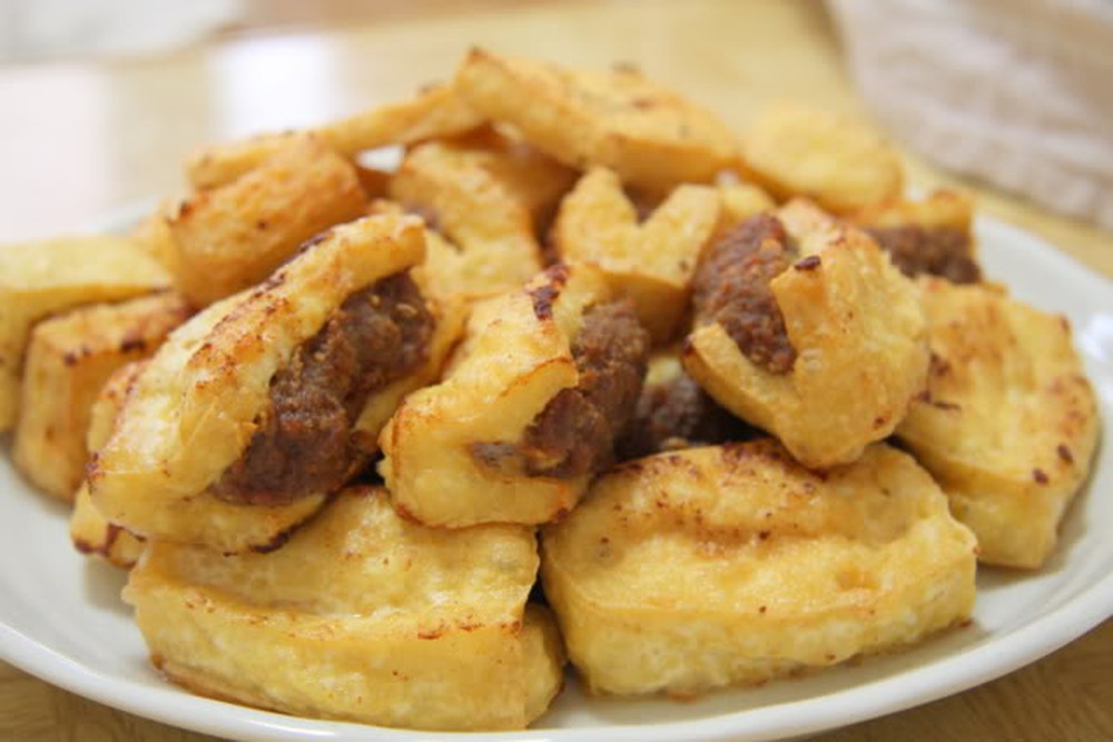 Đậu nhồi rán