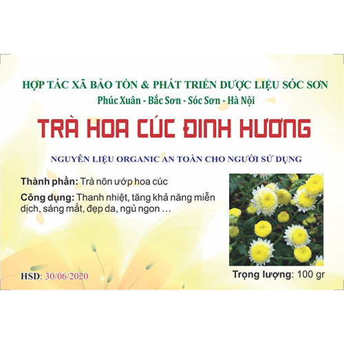 Trà ướp hoa cúc