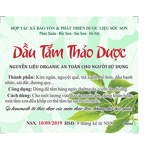 Dầu tắm thảo dược