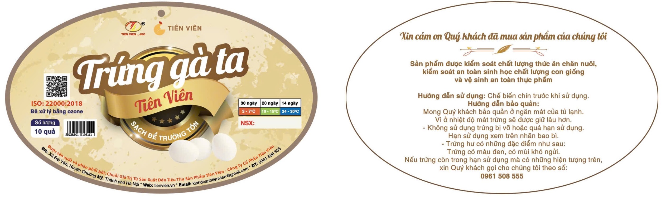 Trứng gà ta Tiên Viên