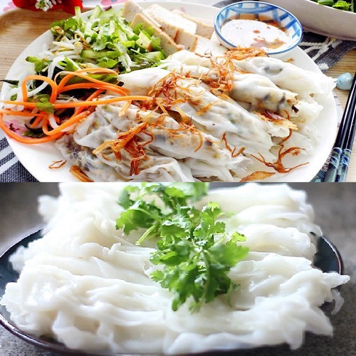 Bánh cuốn, bún, các loại bánh dân gian